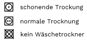 Pflegesymbole Waeschetrockner