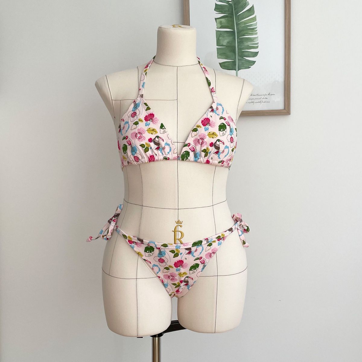 Triangel – Bikini aus Jersey nähen – kostenloses Schnittmuster