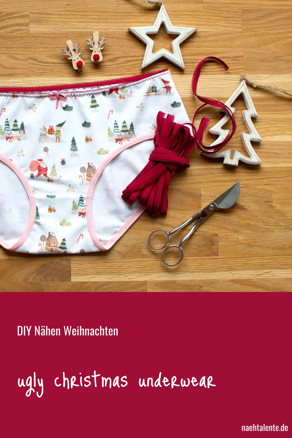 Ugly Christmas Underwear DIY